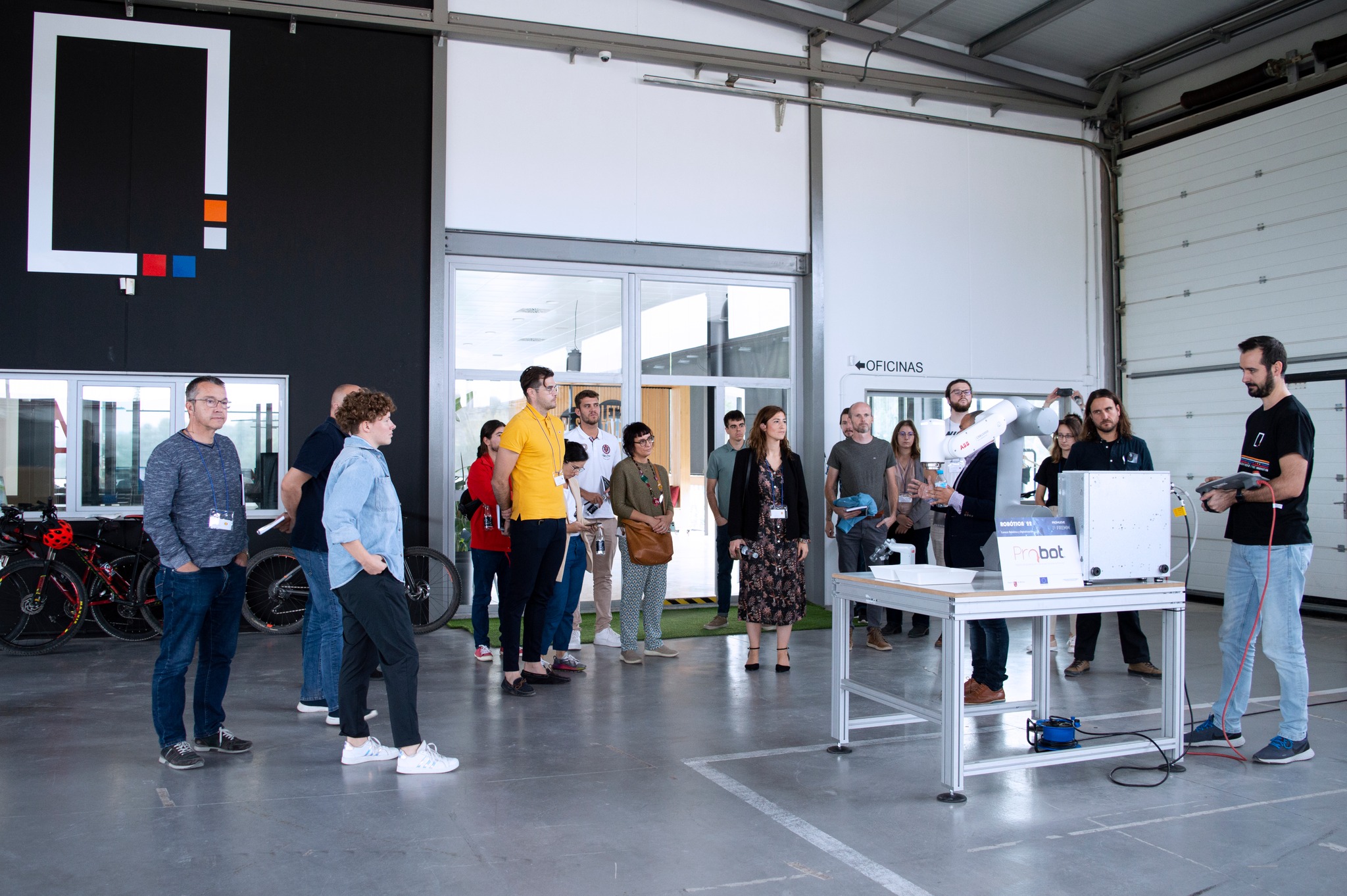 Visita participantes en Proyecto Europeo impresión 3D y Robótica