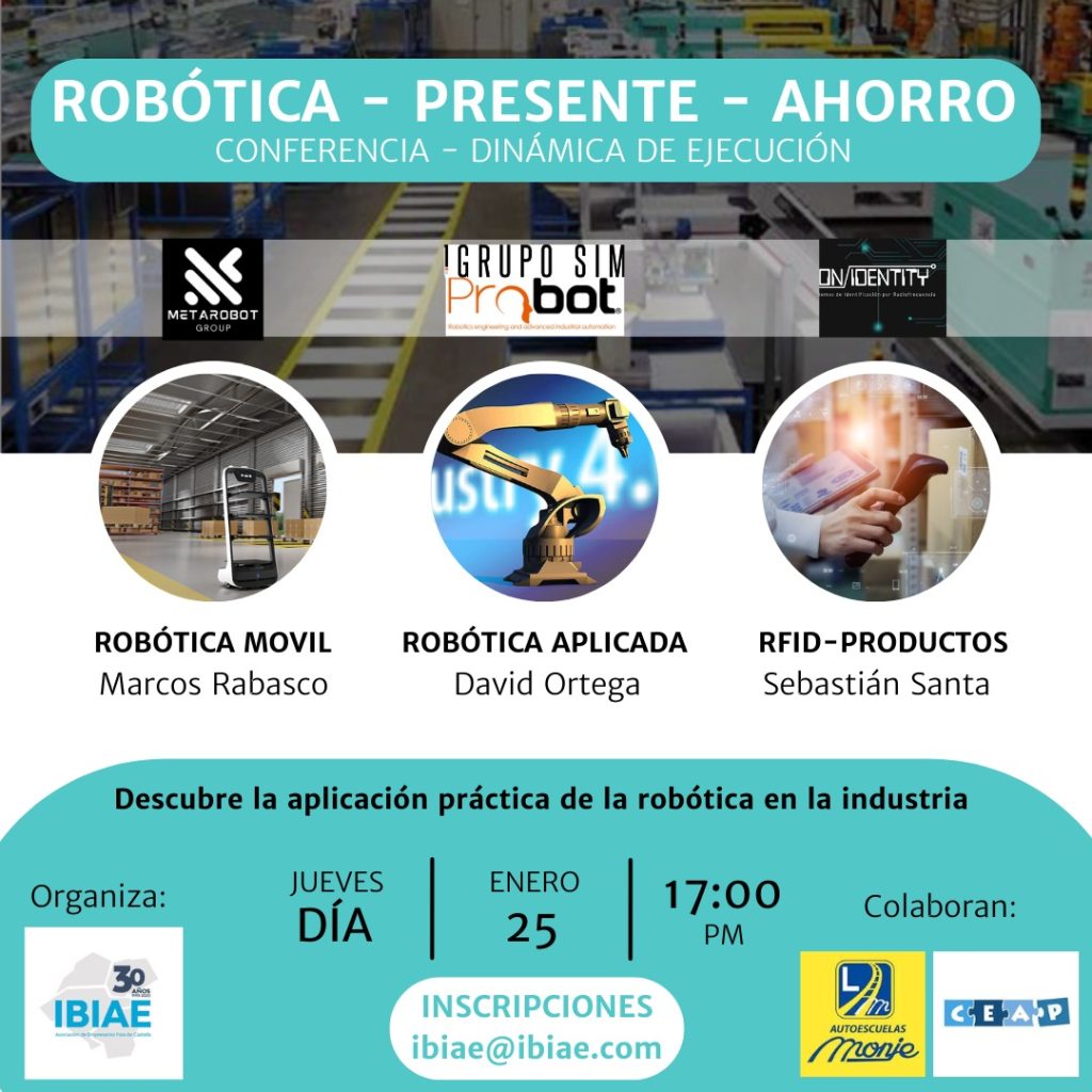 Jornada ‘Aplicación práctica de la robótica en la industria’